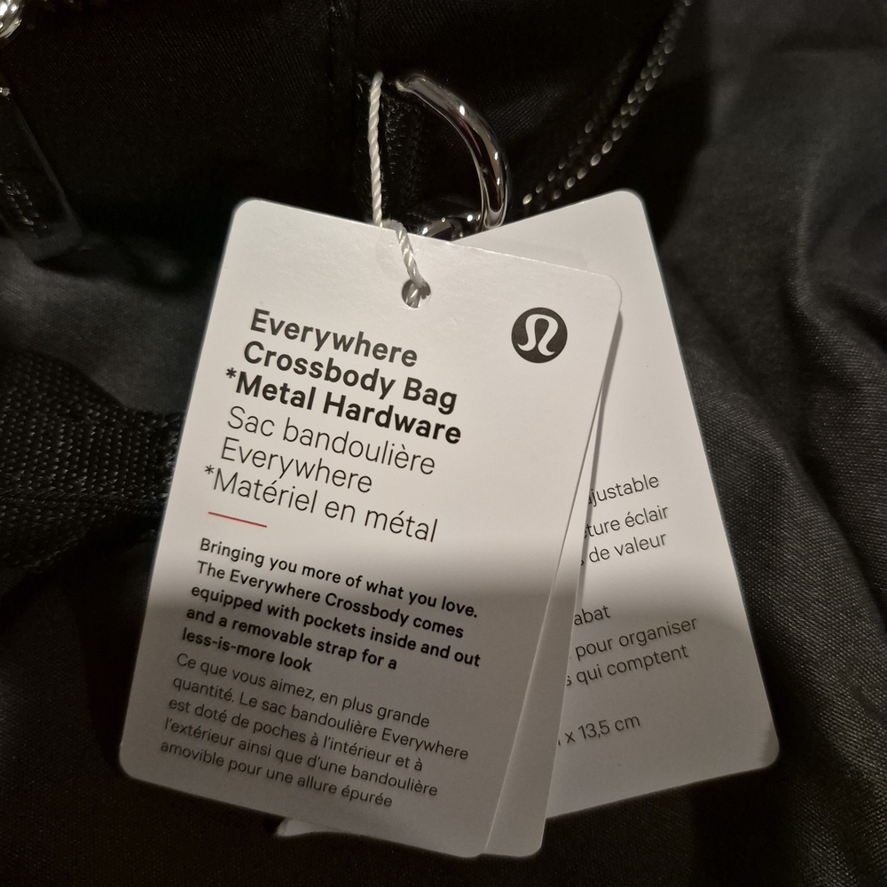 NWT Lululemon athletica Crossbody Bag - Black